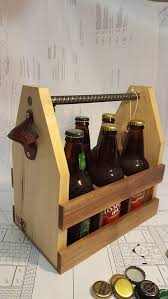 Go here for a full below we have the build plans showing the measurements of the wood if you choose to make this yourself. Beer Tote And 6 Pack Caddy Beer Crate Wooden Beer Caddy Beer Wood