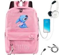ZeYou Stitch Kinder Rucksack,Rucksäcke Kinder, Schulrucksack,Cartoons Hohe  Kapazität Schultasche,Cartoon Anime Kinderrucksäcke für Jungen und Mädchen  ...