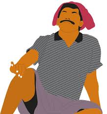 Beyond The Neasamani Phenomenon Exploring Actor Vadivelu The Federal Cartoon cloud animation, clouds cartoon, blue, white, hand png. exploring actor vadivelu
