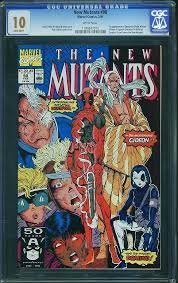 Whether domino's first appearance was in nm # 98 is a whole other argument. Deadpool Does It First Appearance In New Mutants 98 Cgc 10 0 Smashes Record Book With 15 449 Sale New Mutants 98 The New Mutants Marvel Comic Books