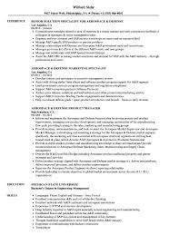 aerospace & defense resume samples