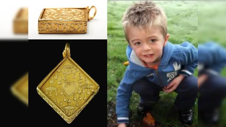 A 4-year-old's “toy treasure hunt” ended with the discovery of a real  medieval gold pendant - The Economic Times