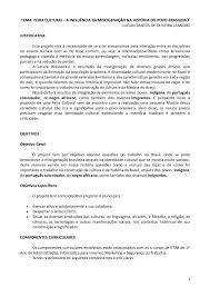 O povo brasileiro quer mudar para valer. Calameo Projeto Feira Cultural A Influencia Da Miscigenacao Na Historia Do Povo Brasileiro