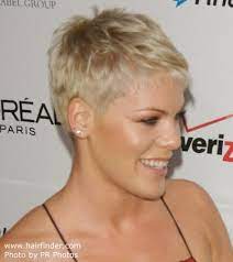 It could give you the ideas for the excellent summer time look you've been searching for. Pink Boyish Short Hairstyle With The Ears And Neck Exposed