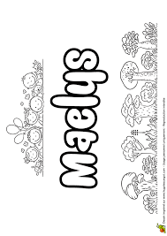 Il y a encore d'avis sur signification des prénoms (free). Dessin A Colorier Du Prenom Maelys Version Gouter