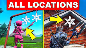 1,155 snow flake decor products are offered for sale by suppliers on alibaba.com, of which christmas decoration supplies accounts for 12%, holiday lighting accounts for 1%, and wedding decorations. Destroy Snowflake Decorations All Locations 14 Days Of Fortnite Challenges Day 12 Youtube