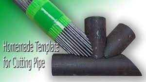 You can then print that template, and wrap it around the pipes. Homemade Template For Cutting Pipe The Perfect Tube Coping Or Pipe Notching Tool Tube Notching Youtube