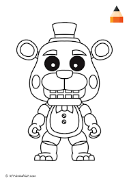 Find more coloring pages online for kids and adults of fnaf freddy funtime coloring pages to print. Coloring Page Freddy Fazbear Freddy Fazbear Coloring Pages Bear Coloring Pages Coloring Home