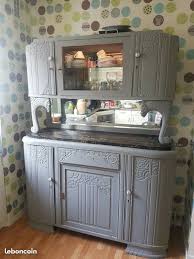 Buffet Art Deco Re Stylise Gris Meubles Art Deco Relooking Meuble Mobilier De Salon