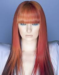 Rot Red Ombre Haar Hair Designs Perfekt Perfect Frisuren Hairstyles Post Orange Auftrag Order Golgeli Sac Sac Stilleri Rengarenk Sac