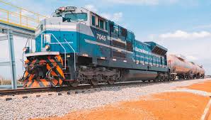 Railway (attributive), train (attributive), railroad (attributive). Em Parceria Publico Privada Governo Inaugura Terminal Ferroviario De Cargas Portugues Brasil