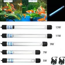 Home Aquarium Submersible Uv Light Sterilizer Pond Fish Tank Germicidal Clean Lamp 110v 220v Pond Fish Tank Waterproof Germicidal Light Sterilizer Light Aquarium Submersible Uv Light Ultraviolet Lamp Wish