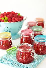 old fashioned raspberry preserves the
