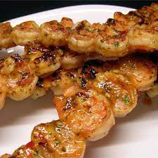 Prawns Are Coated In A Spicy Marinade Then Threaded Onto Skewers And Cooked On The Barbecue Spicy Grilled Shrimp Spicy Prawns Recipes