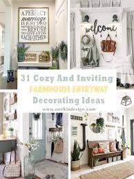 Looking for decorating ideas with picture frames? 31 Cozy And Inviting Farmhouse Entryway Decorating Ideas