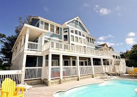 Big Blue Soundfront Home In Four Seasons Duck Vacation Homes For Rent Outer Banks Vacation Vacation Home