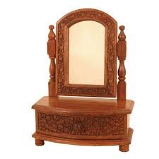 Dressing tables & mirrors mirrors serve as an essential piece of art. Swathi S Furnitures Teak Wood Wooden Dressing Tables For Home Size 6 Feet Height Id 2309564897