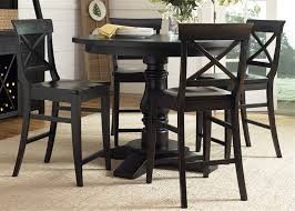 Height adjustable table counter table front counters table cashier counter table cash counter table ··· 5 piece modern black counter height round glass dining table and chair set. Sundance Lake Round Pedestal Counter Height Table 5 Piece Dining Set In Dark Molasses Finish By