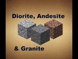 Minecraft Crafting Recipes Diorite Andesite Granite 1 8 0 Minecraft Crafting Recipes Crafting Recipes Andesite