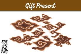 Download Bundel Brown Batik Cirebon Mega Mendung Indonesia Set Svg Vector Image Graphic By Arief Sapta Adjie Creative Fabrica SVG Cut Files