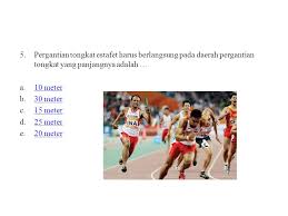 Sisi balok yang terdekat dengan tempat pendaratan disebut garis (batas tolakan atau garis tumpuan. Selamat Datang Selamat Mengerjakan Materi Penjaskes Lari Estafet Ppt Download