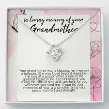 Grandmother gift ideas for christmas, mother's day, grandmother showers, birthdays, and more! Loss Of Grandmother Gift Memorial Necklace