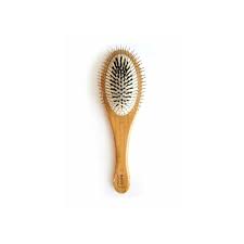 It probably won't work well for some hair types because the bristles are weak, but it works great on my full but fine hair (lots of hair but each strand. Bamboo Wire And Boar Bristle Dog Brush L Bass Olive