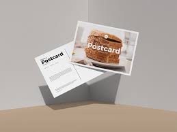 Free Floating Postcard Mockup Psd In 2020 Postcard Mockup Mockup Free Psd Free Mockup