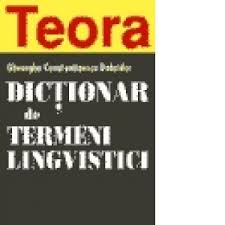 O parte importanta a dictionarului aparut sub egida prestigioasei edituri larousse este consacrata. Dictionar De Termeni Lingvistici Gheorghe Constantinescu Dobridor