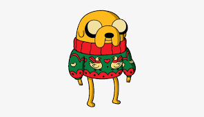 So if you're a budding adventurer you can join finn & jake by subscribing to the adventure time official youtube channel now for regular updates! Jake Sweater Jake Adventure Time Christmas 294x418 Png Download Pngkit