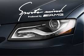 Sports Mind Produced By Amg Mercedes Benz Clk63 E63 Decal Sticker Emblem Logo W Sports Decals Emblem Logo Car Decals Stickers