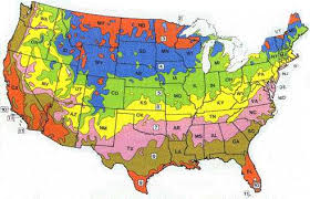 Usda Hardiness Zones Map Sunset Climate Zones And Other
