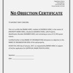 It can be used for employment, trade, litigation, immigration, and many other purposes to nullify any objection by the party concerned in the process. No Objection Certificate Templates Property Study Hloom