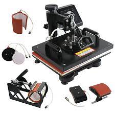 F2c Pro 5 In 1 Digital Transfer Sublimation Heat Press Machine Hat Mug Plate Cap T Shirt Multifunction New Black 5 In 1 Best Heat Press Machine Heat Press Machine Press Machine