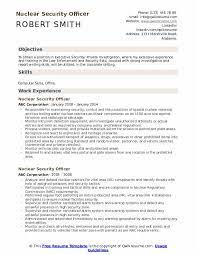 It's a short intro paragraph you put at the top of your resume. Nuclear Security Officer Resume Samples Qwikresume