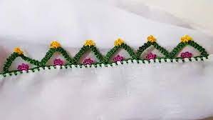 Kopru Alti Ve Ustu Cicek Tig Oyasi Modeli M Visible Com Oya Ornekleri Boncuklu Tig Krose Dikisler