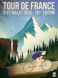 Tour De France 2014 By Orick Propaganda Via Behance Tour De France Illustration Velo Tour De France Cycliste