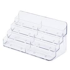 The business card isn't dead yet. Business Card Stand With 8 Pockets Delight Displays