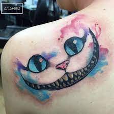 18 Cat Tattoo Ideas That Will Inspire Any Cat Lover Disney Tattoos Fandom Tattoos Cheshire Cat Tattoo