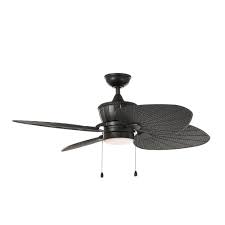 Get free shipping on qualified outdoor ceiling fans or buy online pick up in store today in the lighting department. Home Decorators Collection Pompeo 52 In Integrated Led Indoor Outdoor Natural Iron Ceiling Fan With Light Kit Yg618 Ni The Home Depot