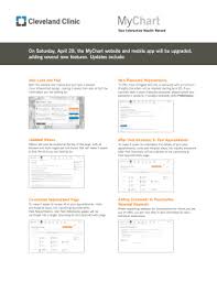 23 Circumstantial My Chart Com Cleveland Clinic