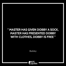 We did not find results for: Epic Quotes By Dobby From Harry Potter Epic Quotes