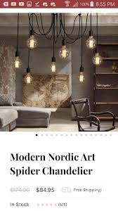 By Warmly Decor Chandelier Ceiling Lights Nordic Art