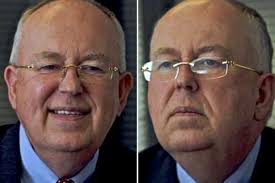 Sticking his neck out