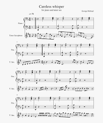 The arrangement code for the composition is asxsol. Play Careless Whisper On Tenor Sax Hd Png Download Kindpng