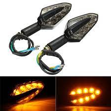 Us 9 03 Pair 12v Led Motorcycle Turn Signal Indicator Light Turning Amber Lamp Bulb Pair Motorcycle Turn Signal Indicator Light Turning Amber Lamp B