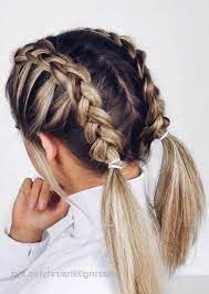 Pigtail styles for girls most of the following girly hairstyles with pigtails involve braids with ribbons and lovely bow ties, cute twists or unusual partings. 45 Cute Different Braids Tutorials That Are Perfect For Any Occasion Summer Braids Braids For Short Hair Easy Hairstyles Braided Hairstyles For Teens