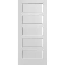 Masonite 36 In X 80 In Riverside Smooth 5 Panel Equal Hollow Core Primed Composite Interior Door Slab 10751 The Home Depot In 2020 Doors Interior Door Design Interior Farmhouse Interior Doors