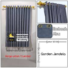 Untuk harga gorden di toko gorden online murah berikut ini mulai dari harga rp. Jual Gorden Jendela Gorden Ring Smokering Gorden Jendela Polos Motif Embos Gorden Jendela Murah Online April 2021 Blibli