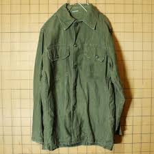 60s us army コットン サテン ユーティリティ シャツ og107 ジャケット オリーブグリーン shirt man s cotton sateen 107 シャツ ミリタリージャケット レディース シャツ レディース